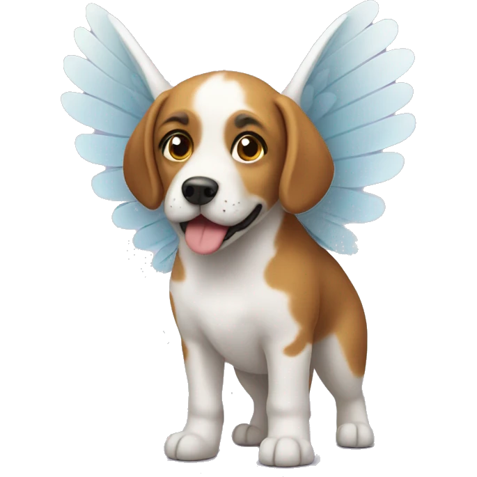 Dog with wings emoji