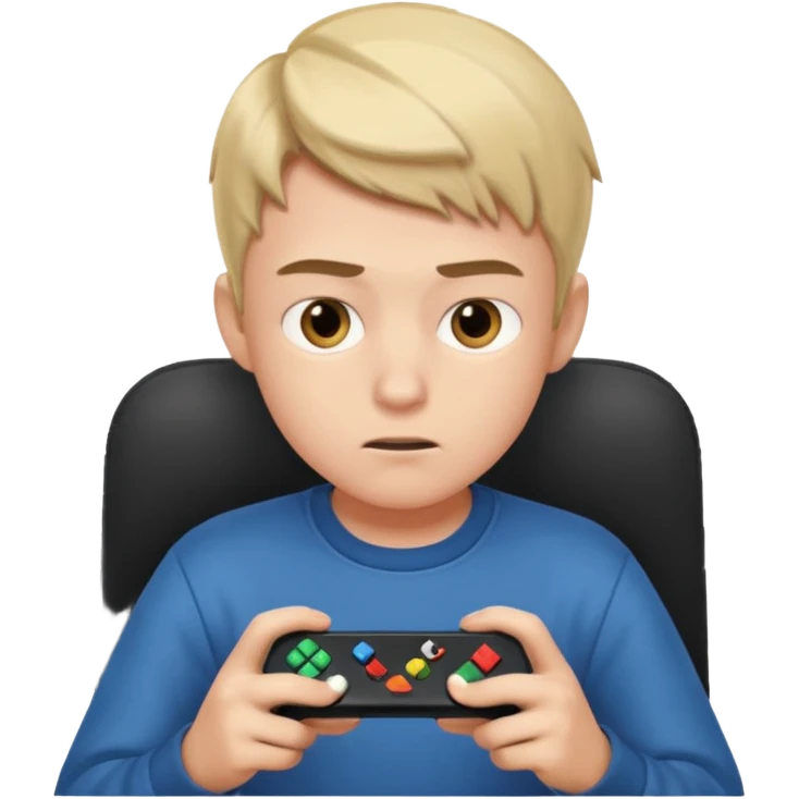 Boy playing a game emoji