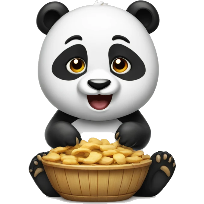 hungry panda emoji