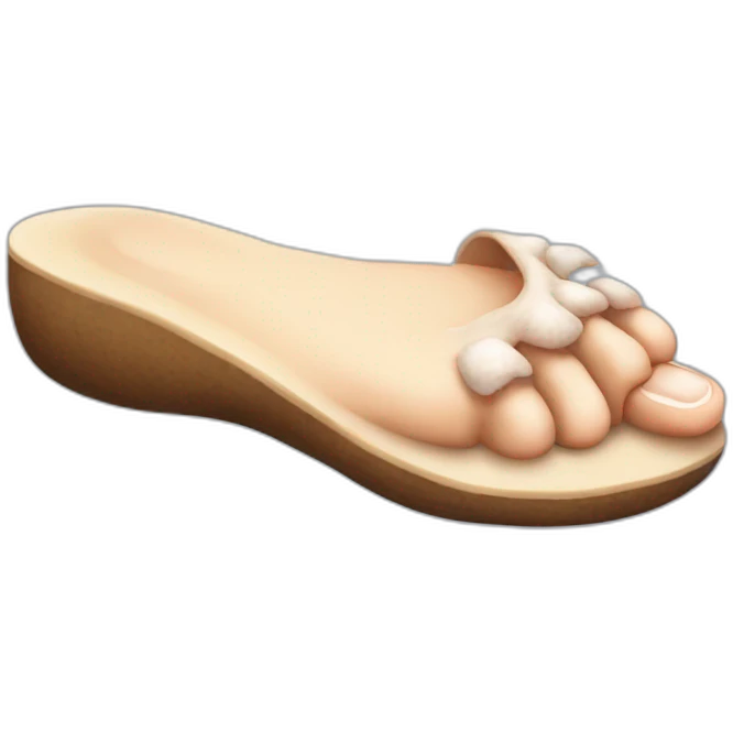 Natalia's fungal toe. emoji