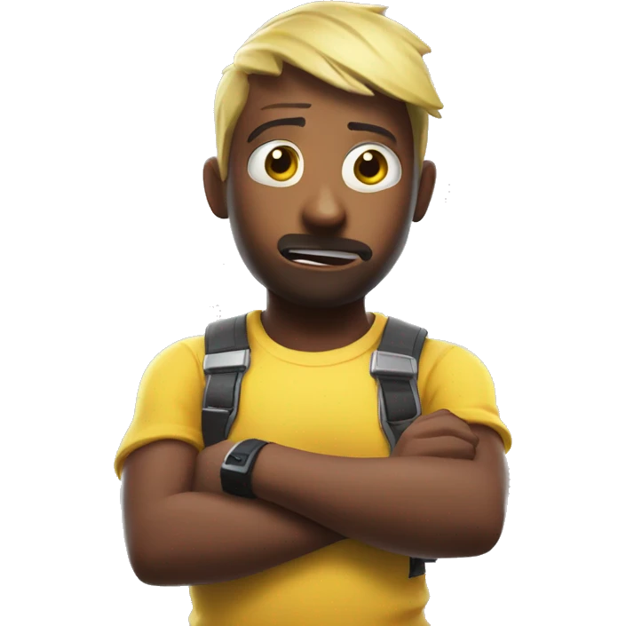 Fortnite peely surprised emoji
