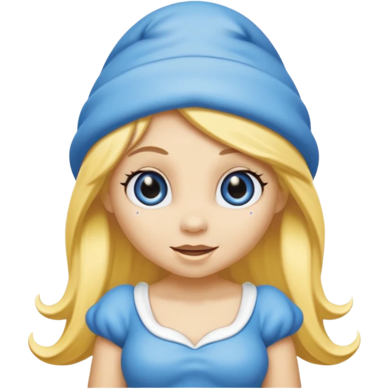 Smurfette emoji