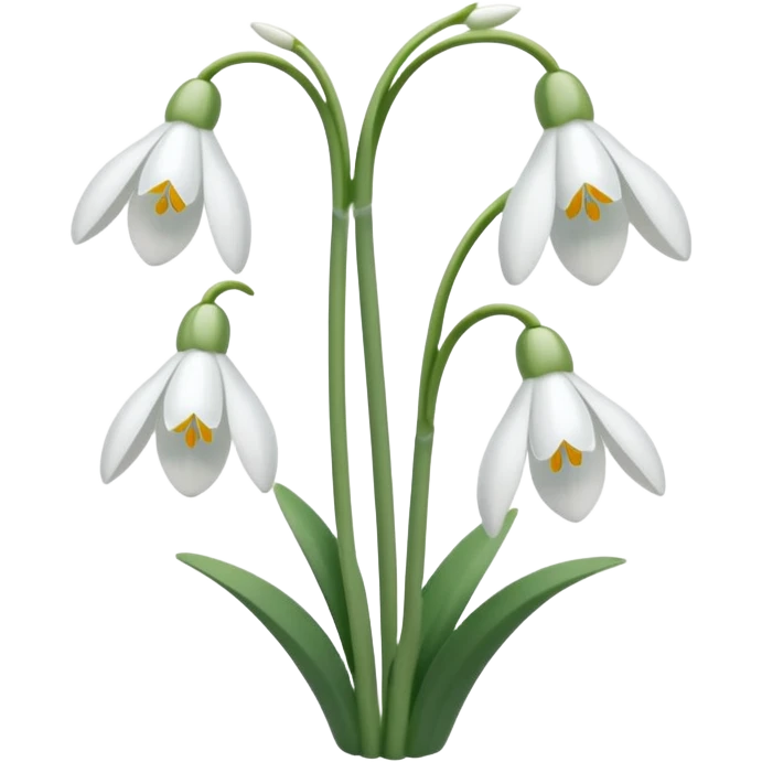 Snowdrops emoji