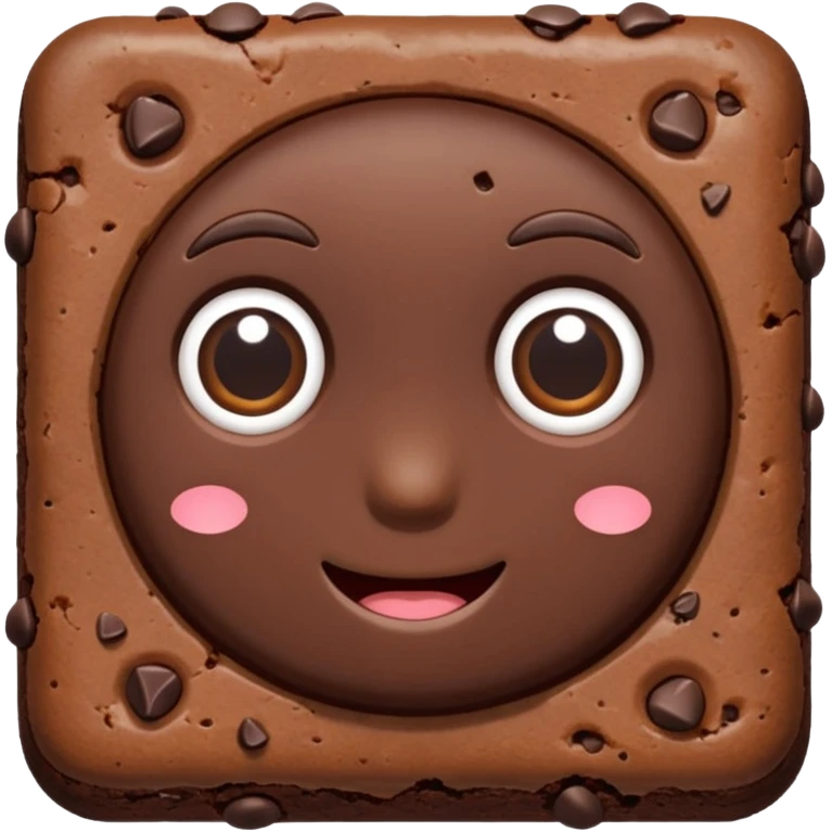 brownie
 emoji