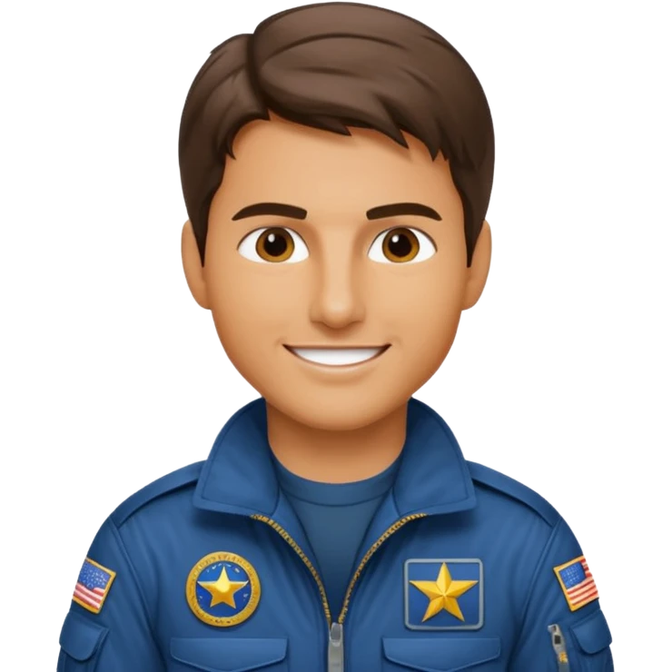 tom cruise in top gun emoji