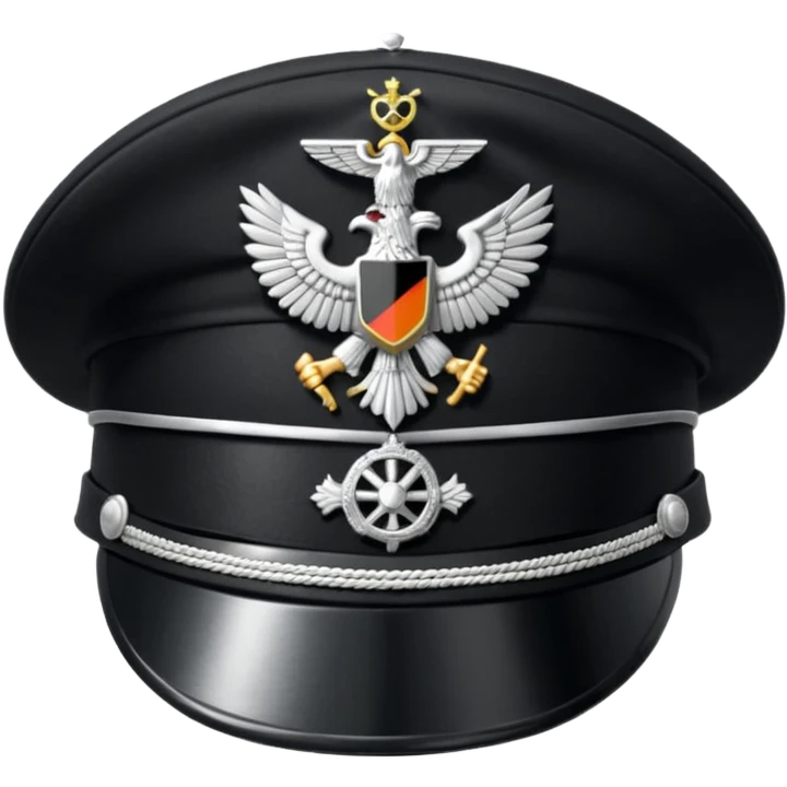 German officer's hat emoji