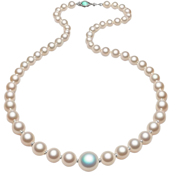 Pearl necklace emoji emoji