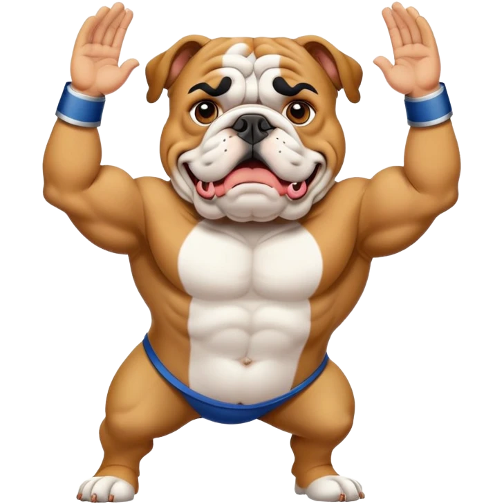 Bulldog salute  emoji