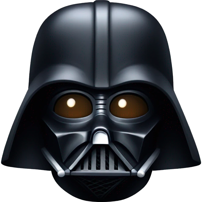 Darth Vader face emoji