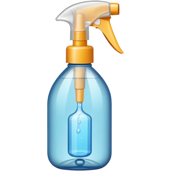 Sanitizer amber spray bottle emoji