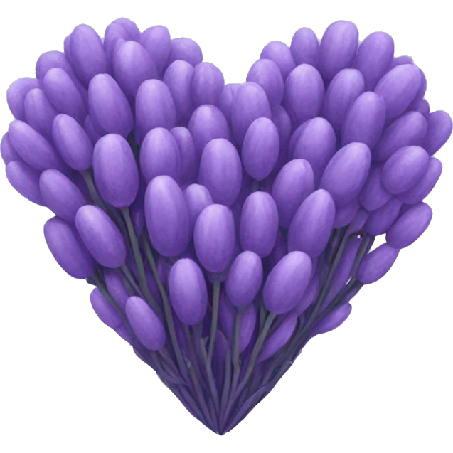 lavender heart emoji