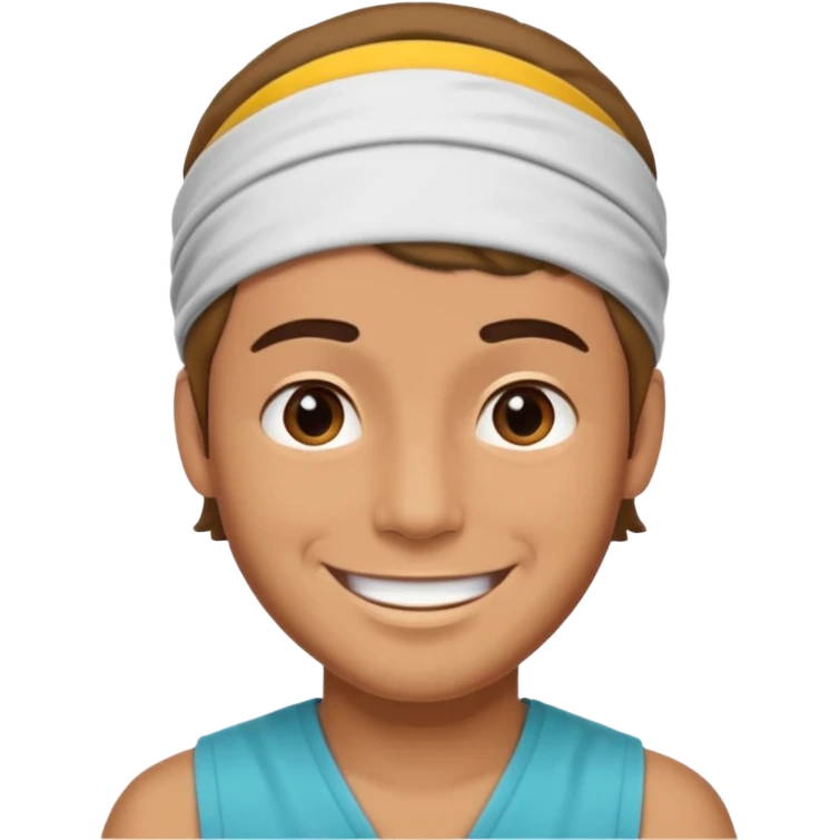 guy with headband emoji
