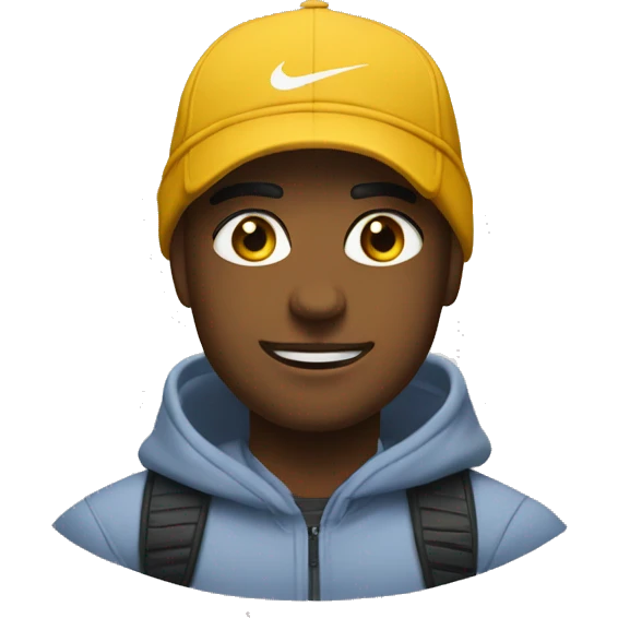 PERSONA CON GORRO NIKE emoji
