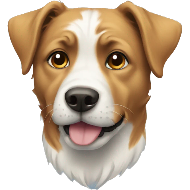 dog look at sky emoji