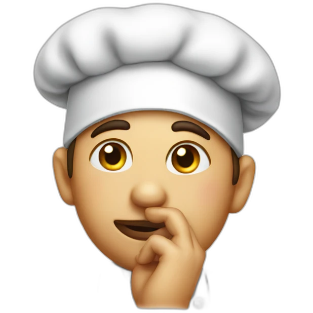 chef kissing his fingers emoji
