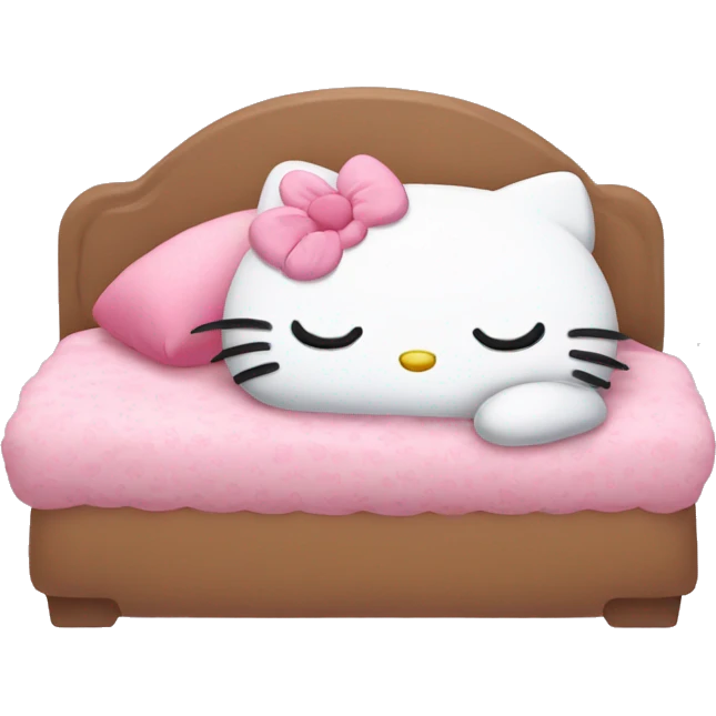  hellokitty sleeping emoji
