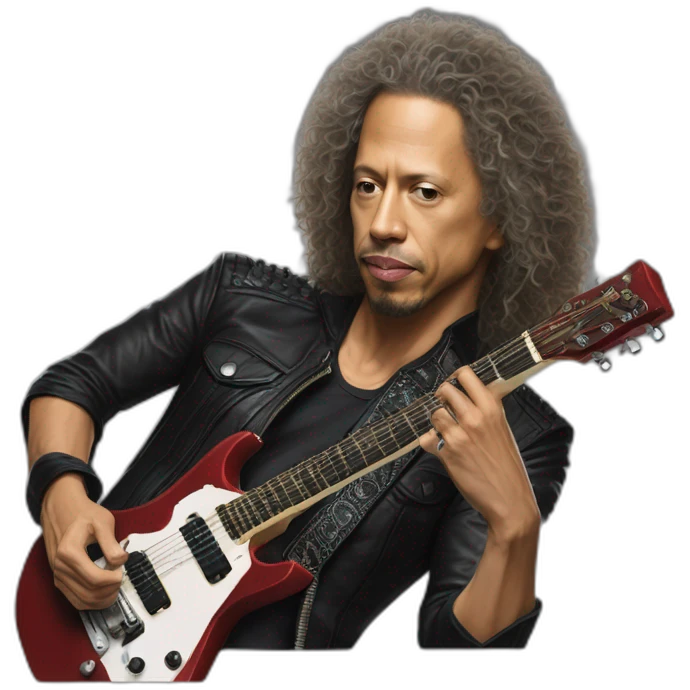 Kirk Hammett hyper realistic metallica emoji