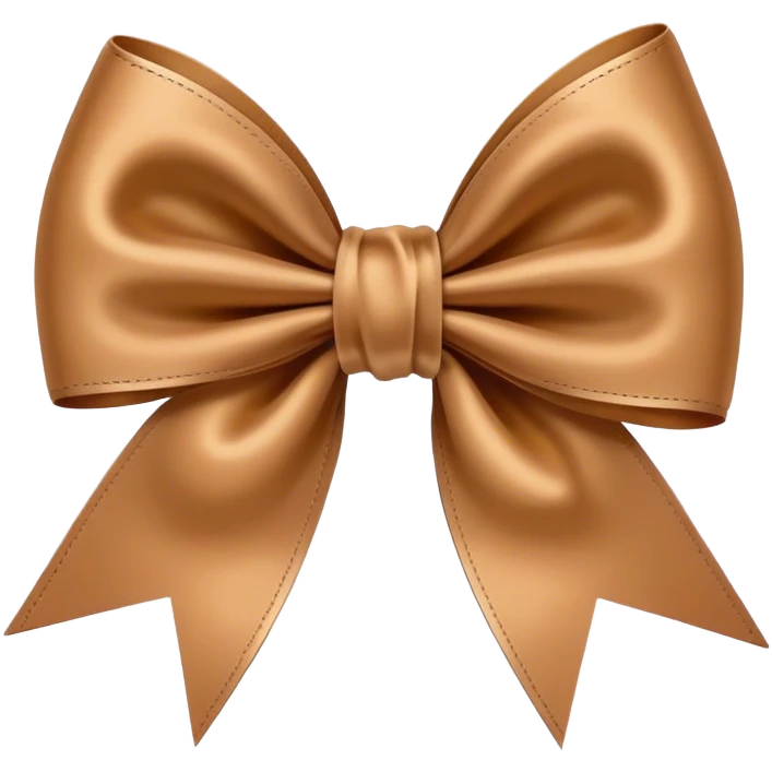 Light brown bow emoji
