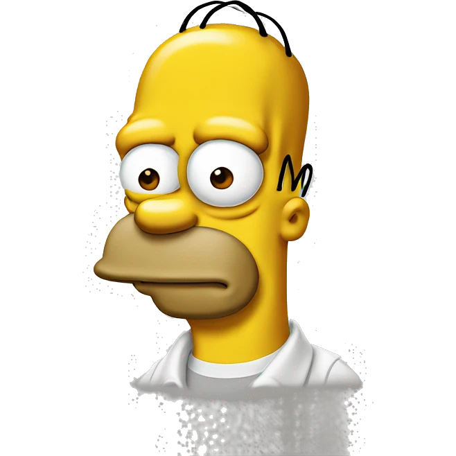 Homer Simpson with heart eyes emoji