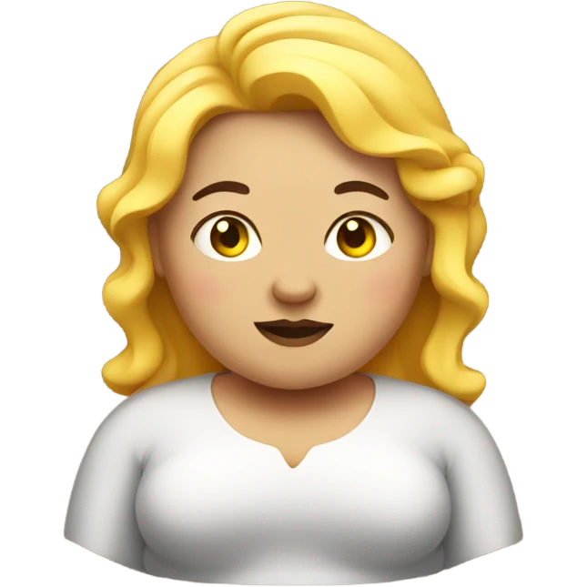 Fat girl  emoji