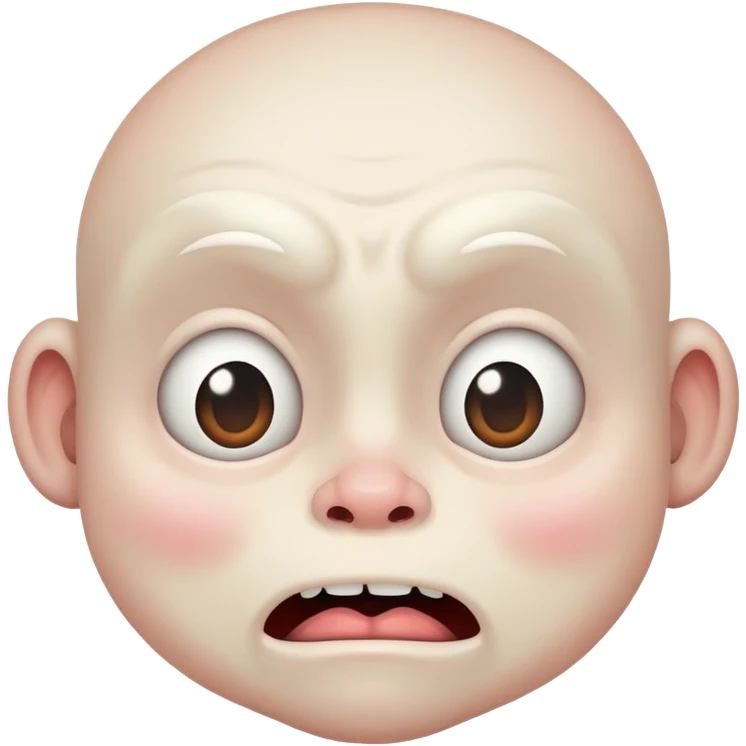 ugly face labubu emoji
