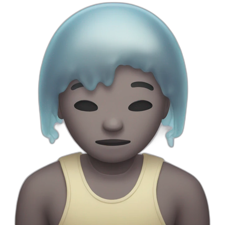 Jelly human pray emoji