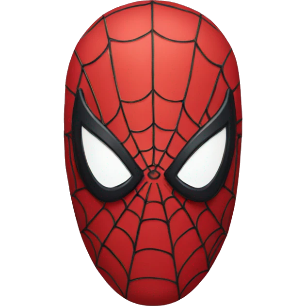 Spiderman mask emoji