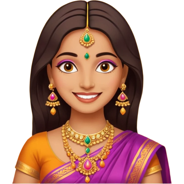 diwali woman emoji