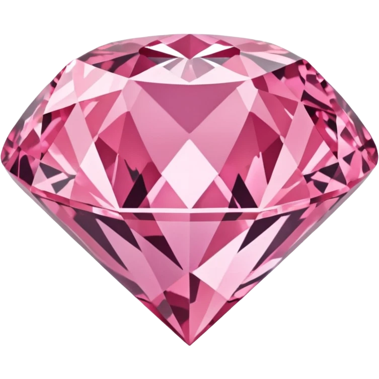 Create an emoji of a beautiful pink diamond that can be used in WhatsApp  emoji