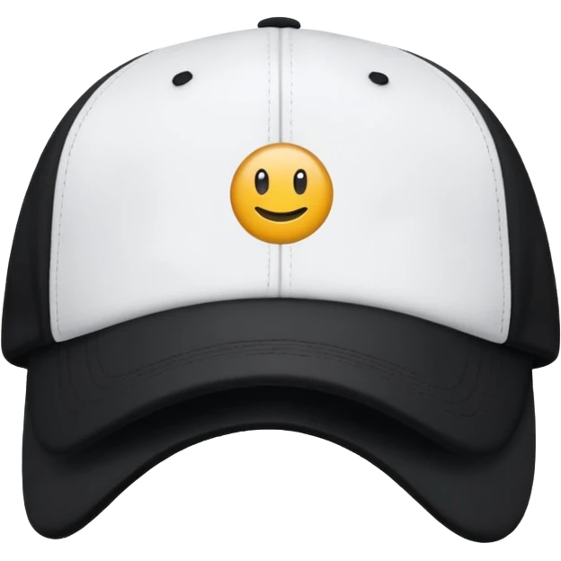  une casquette avec un logo businness emoji