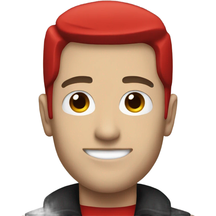 Josh Dun black and red  emoji