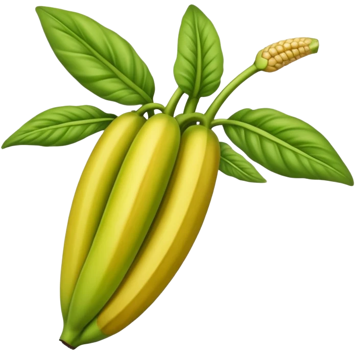 platano verde emoji