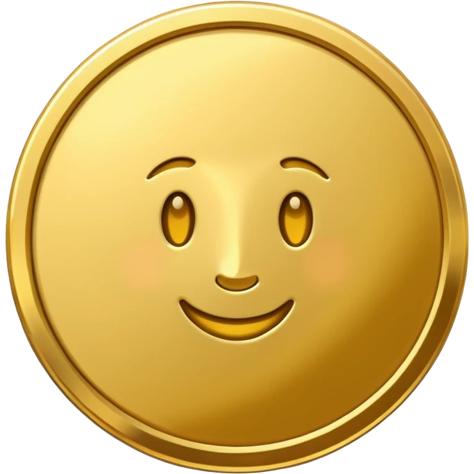 generate me a simple gold coin emoji