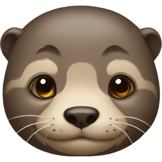 Otter sad emoji