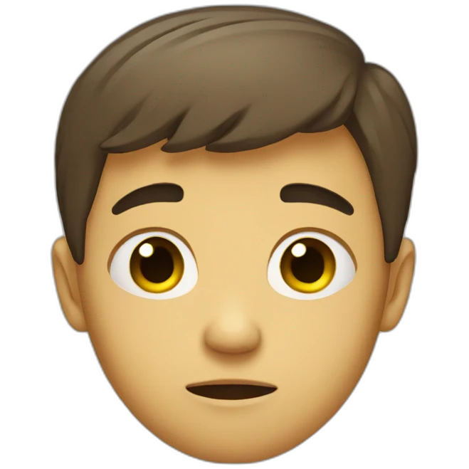 sad boy emoji
