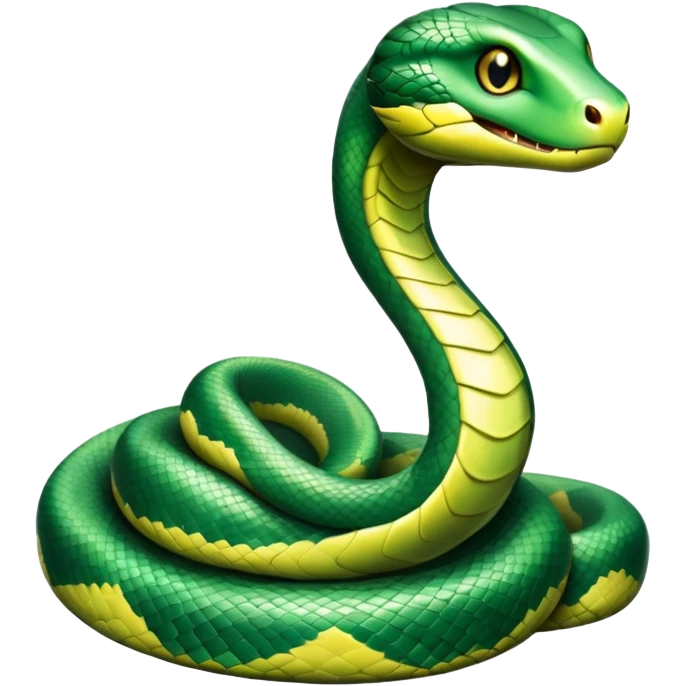 Hogwarts Slytherin snake emoji