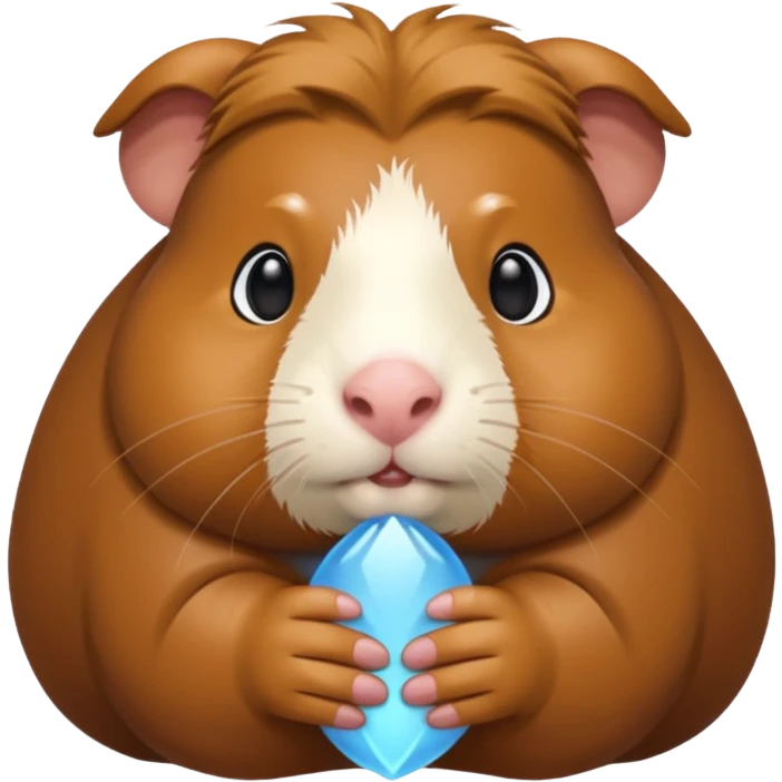 guinea pig god with a mole on the left side emoji