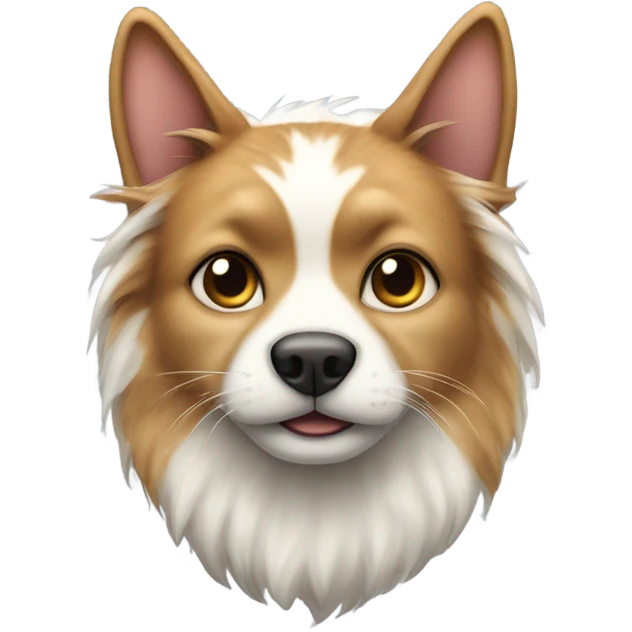 Cat dog combo emoji