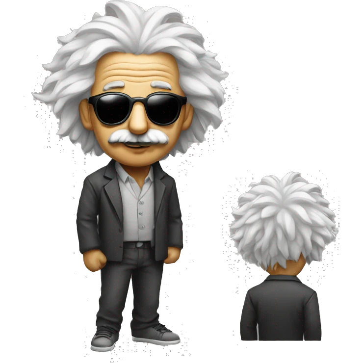 einstein-with-gangsta-shades emoji