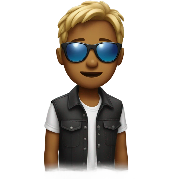 cool boy in sunglasses emoji