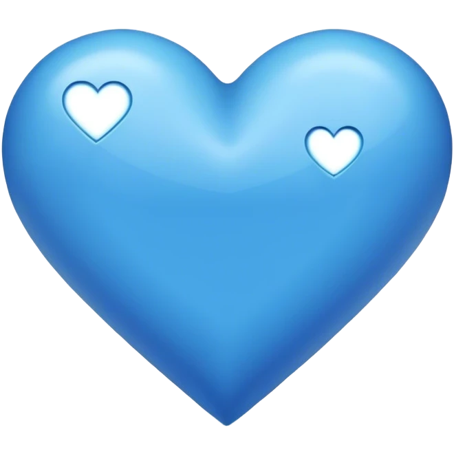 blue heart emoji