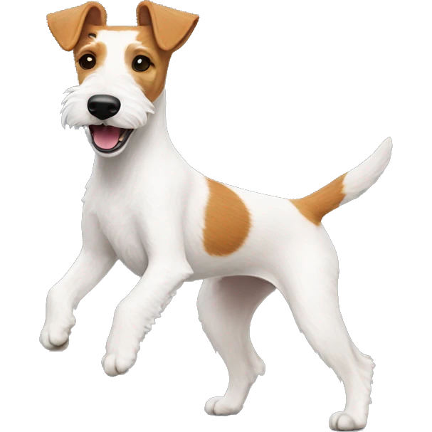 fox terrier who dance emoji
