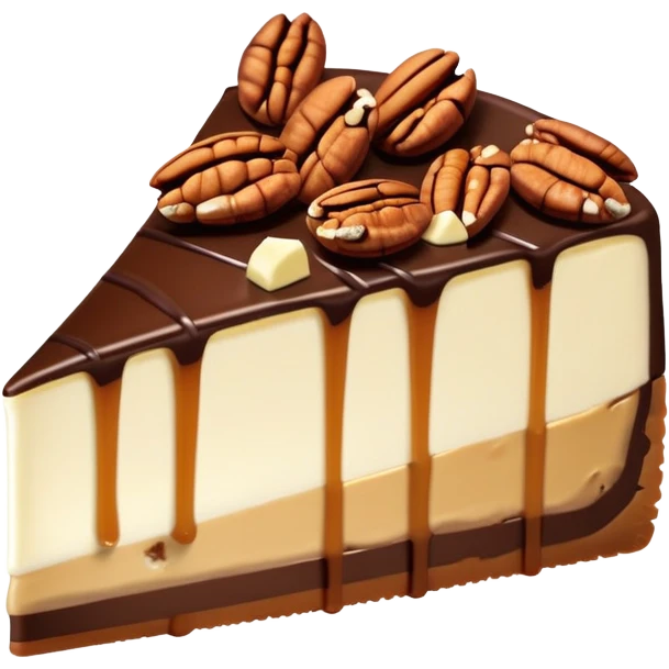 Turtle cheesecake slice  emoji