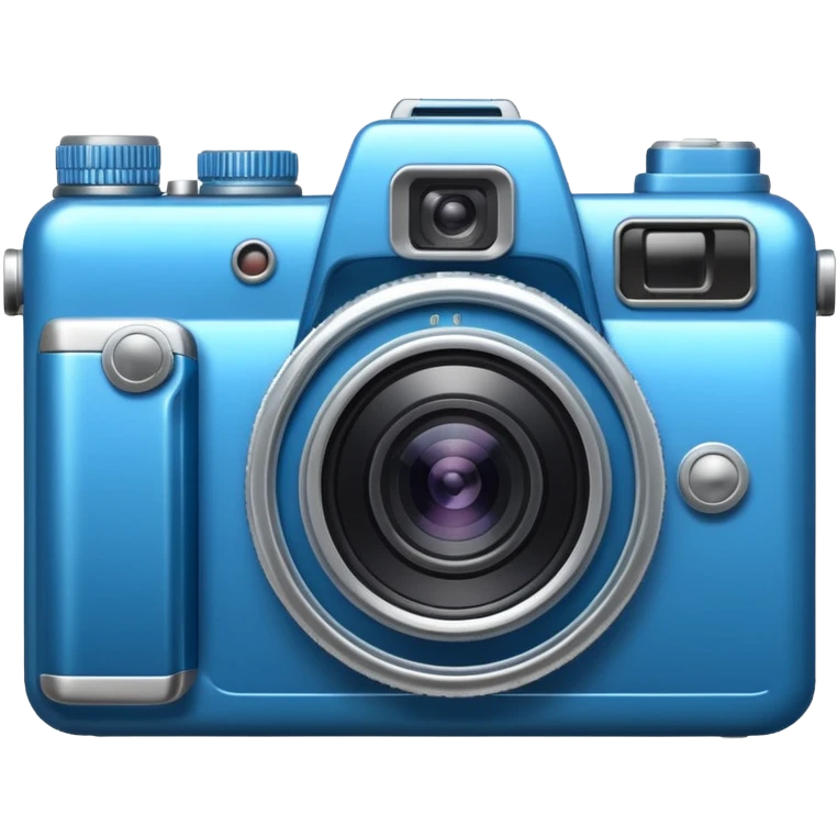 blue camera emoji