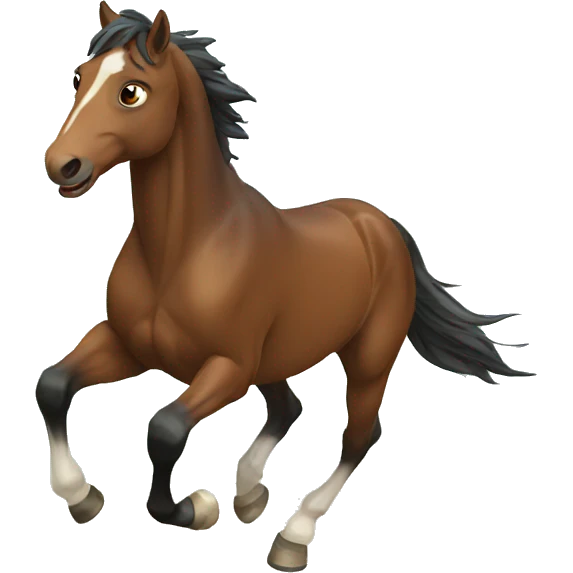 Horse runing emoji
