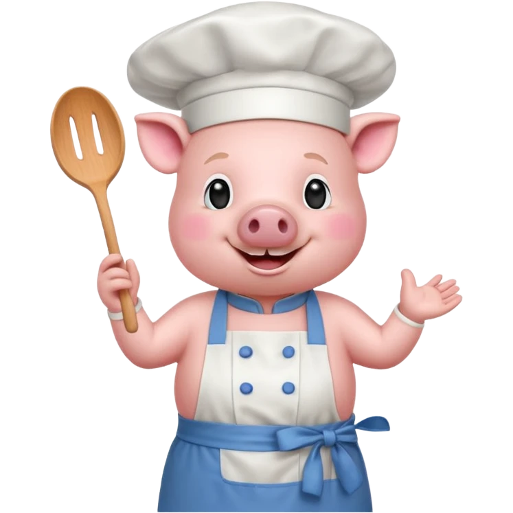 pink chef animal emoji