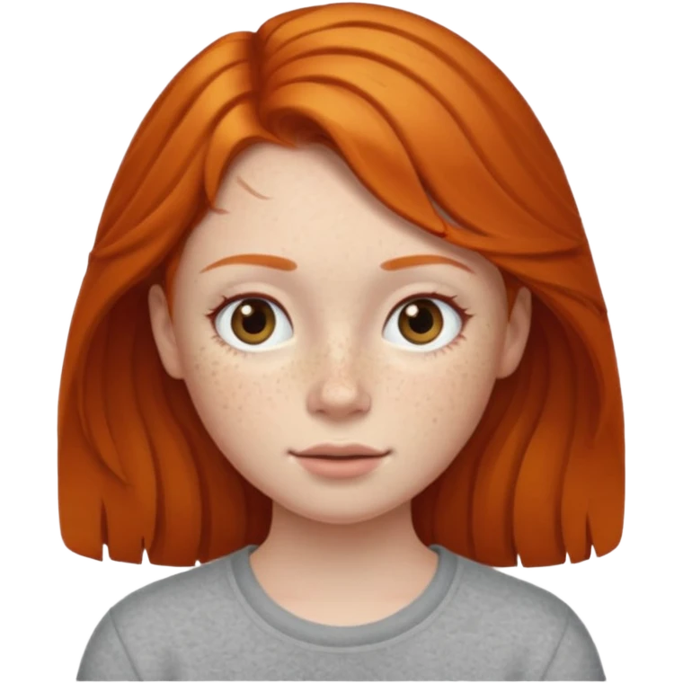Ginger girl emoji