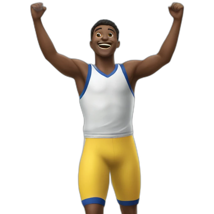 Bellingham doing his celebration emoji