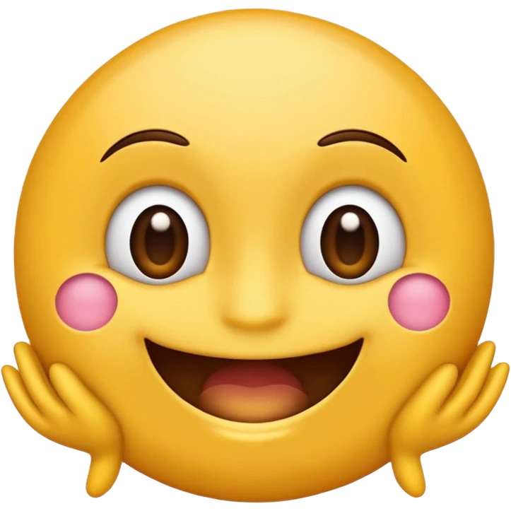 É um emoji sorrindo só que com o sorriso sábado e de canto com um olha bem picante é especificamente isso emoji