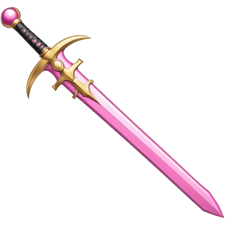 Pink sword  emoji